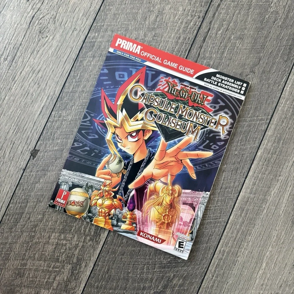 Yu-Gi-Oh! Capsule Monster Coliseum Prima Official Strategy Guide PS2 Konami Book